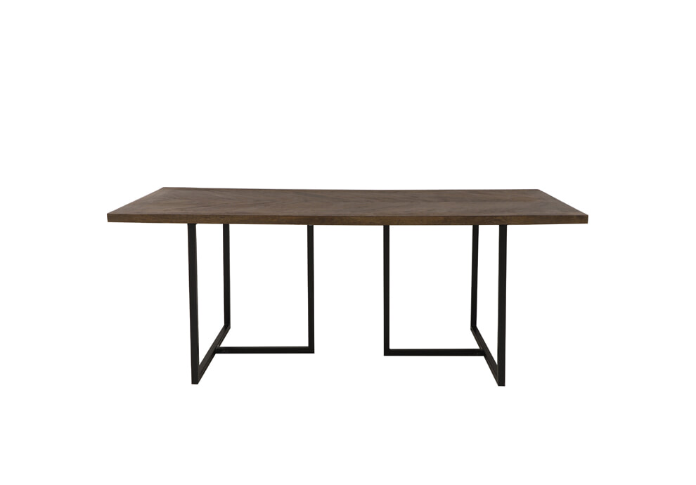Light & Living Eettafel Muden, mat zwart LL6745312 • Sohome