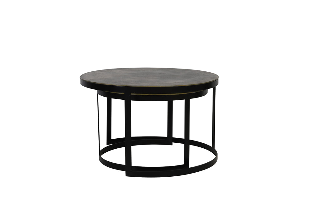 Light & Living Salontafel 'Trelo' Set van 2 stuks, kleur Antiek Brons