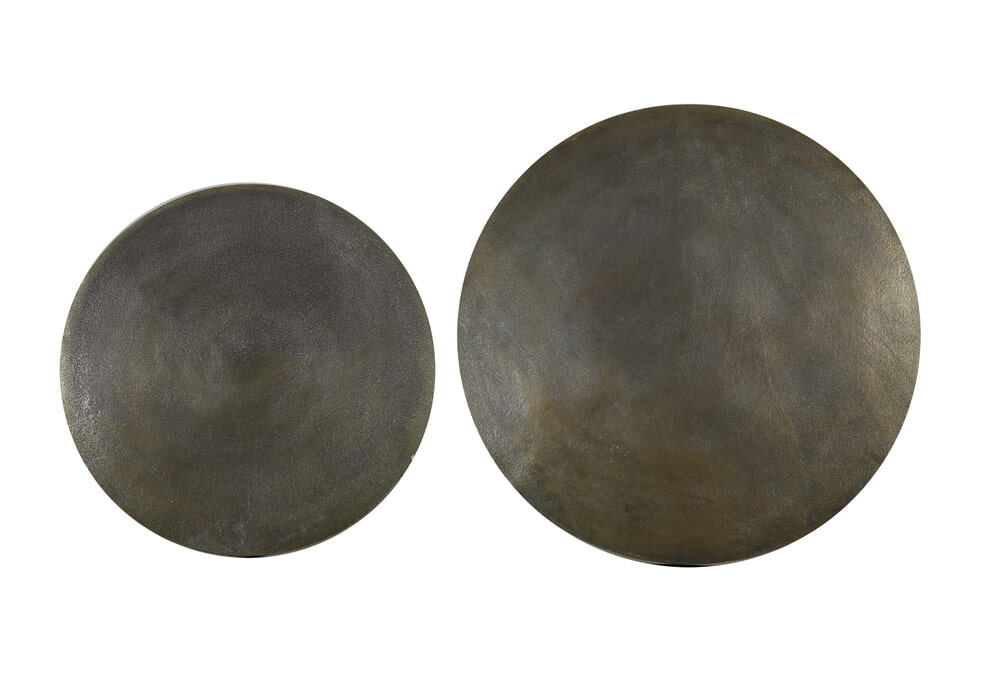 Light & Living Salontafel 'Trelo' Set van 2 stuks, kleur Antiek Brons