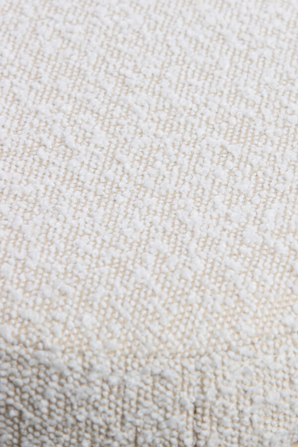 Light & Living Barkruk 'Alice' Bouclé, kleur Crème (zithoogte 73cm)