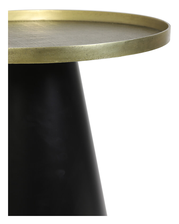Light & Living Salontafel 'Popeta' Ø60cm, kleur Antiek Brons