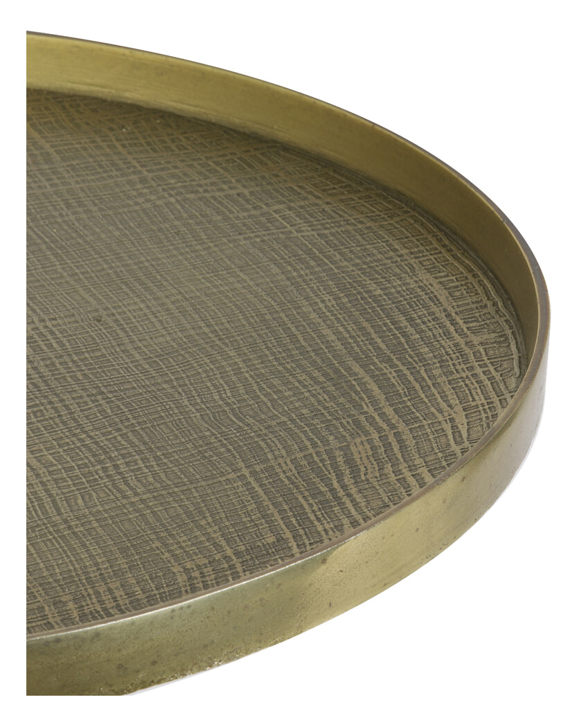Light & Living Salontafel 'Popeta' Ø60cm, kleur Antiek Brons