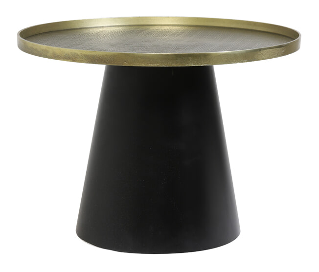 Light & Living Salontafel 'Popeta' Ø60cm, kleur Antiek Brons