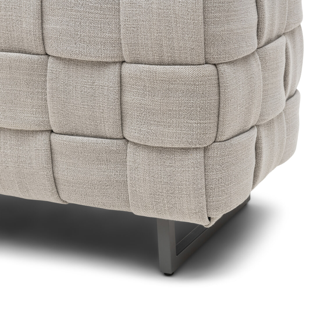 Rivièra Maison Eetkamerbank 'Room 48' Mouliné Linen, 150cm, kleur Fabulous Flax