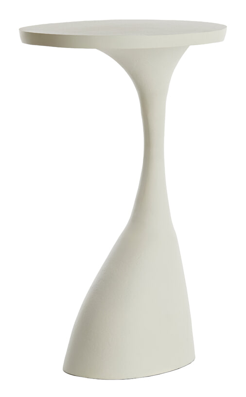 Light & Living Bijzettafel 'Macau' 55cm hoog, kleur Mat Crème