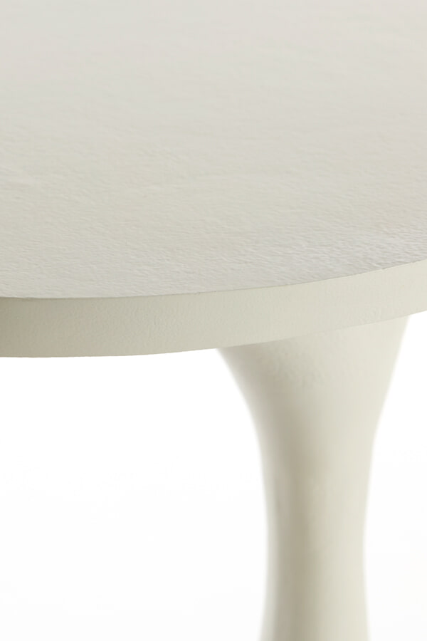 Light & Living Bijzettafel 'Macau' 55cm hoog, kleur Mat Crème