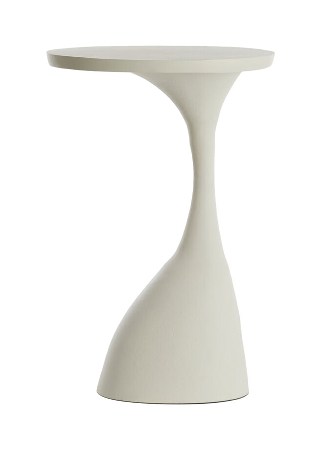 Light & Living Bijzettafel 'Macau' 55cm hoog, kleur Mat Crème