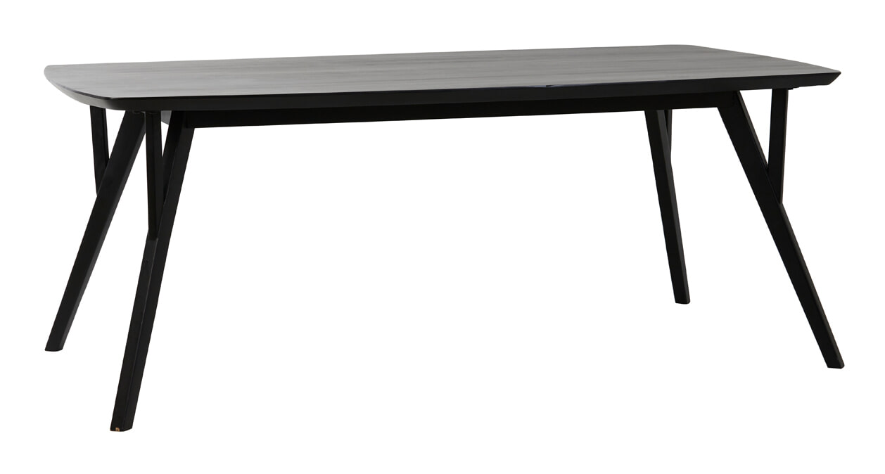 Light & Living Eettafel Muden, mat zwart LL6745312 • Sohome