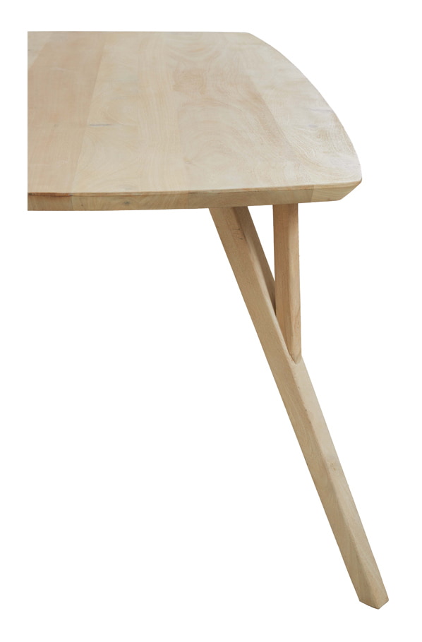 Light & Living Eettafel 'Quenza' Mangohout, 200 x 100cm, kleur Naturel