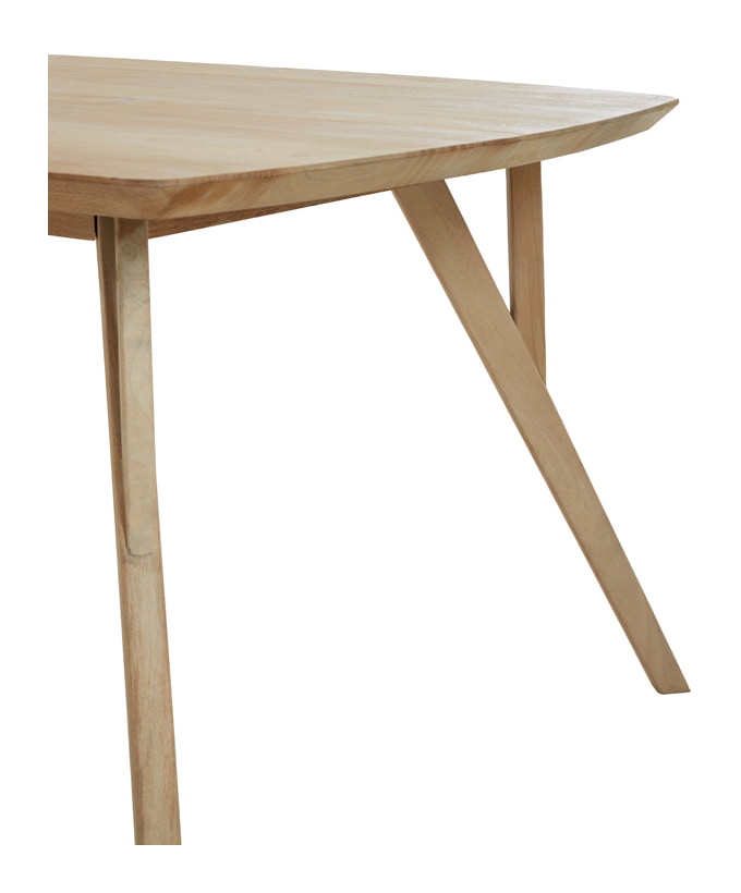 Light & Living Eettafel 'Quenza' Mangohout, 200 x 100cm, kleur Naturel