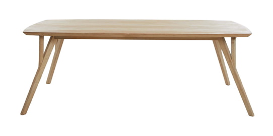 Light & Living Eettafel 'Quenza' Mangohout, 200 x 100cm, kleur Naturel