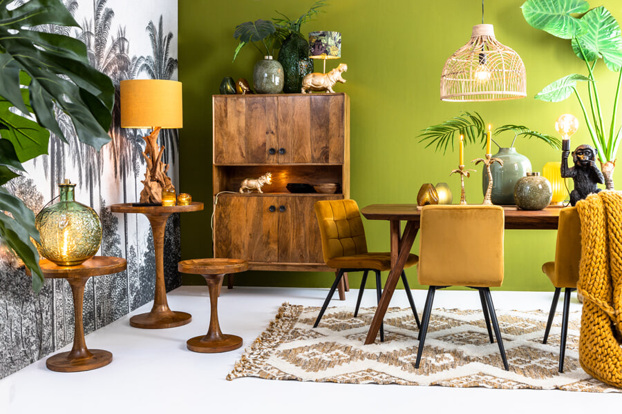 Light & Living Eettafel 'Quenza' Acaciahout, 200 x 100cm