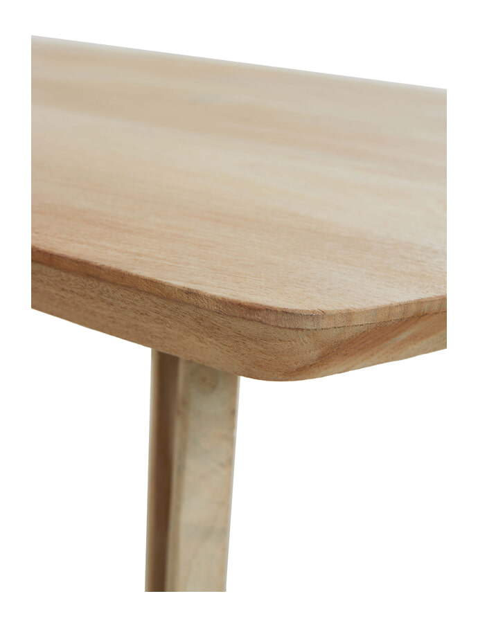 Light & Living Eettafel 'Quenza' Mangohout, 220 x 100cm, kleur Naturel