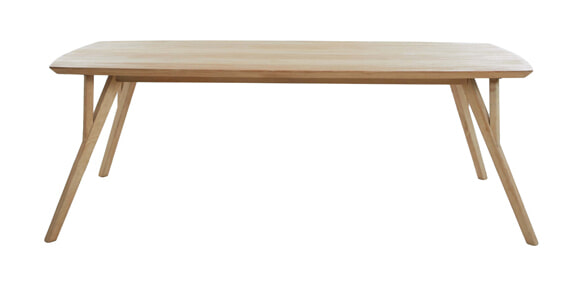 Light & Living Eettafel 'Quenza' Mangohout, 220 x 100cm, kleur Naturel