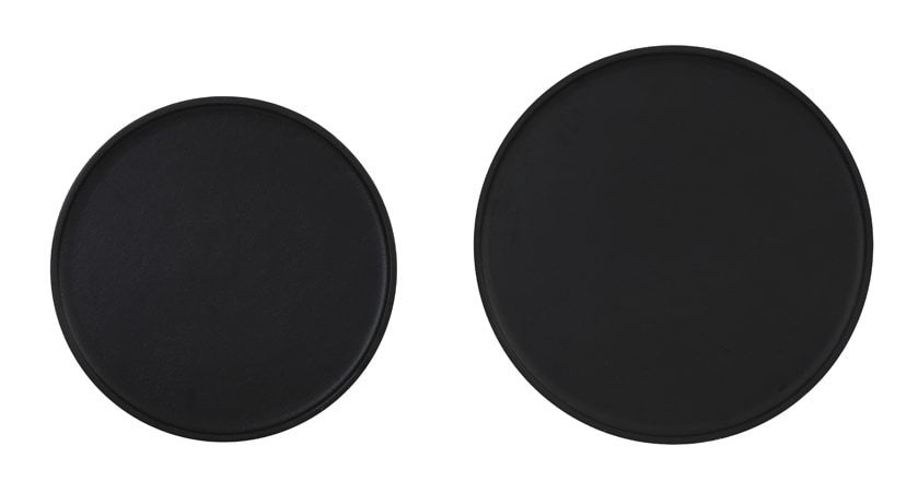 Light & Living Bijzettafel 'Tobias' Set van 2 stuks, zwart