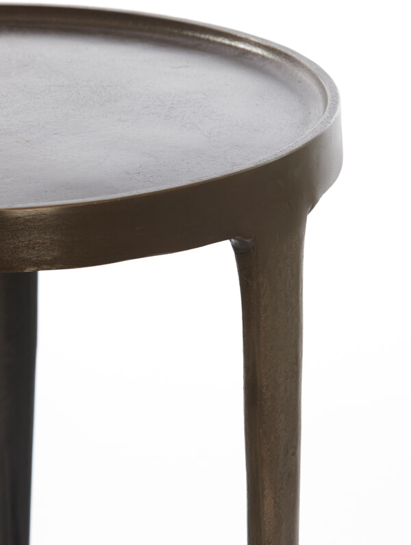 Light & Living Bijzettafel 'Tobias' Set van 2 stuks, kleur Donkerbruin