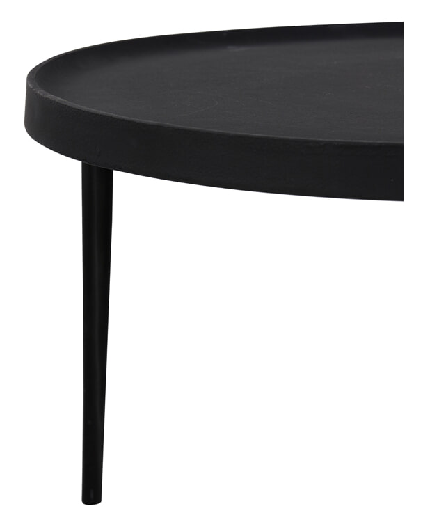 Light & Living Salontafel 'Tobias' Set van 2 stuks, kleur Zwart