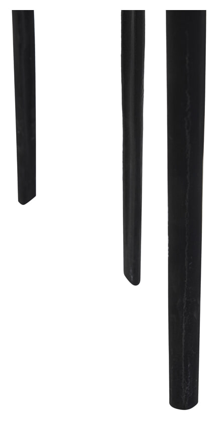 Light & Living Zuil 'Tobias' Set van 2 stuks, kleur Zwart