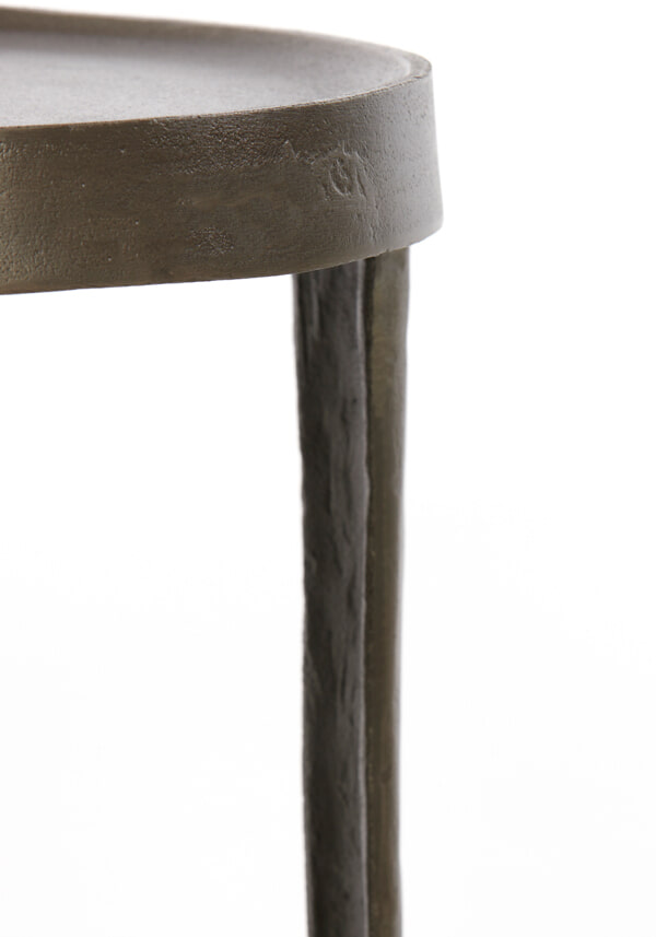 Light & Living Zuil 'Tobias' Set van 2 stuks, kleur Donkerbruin