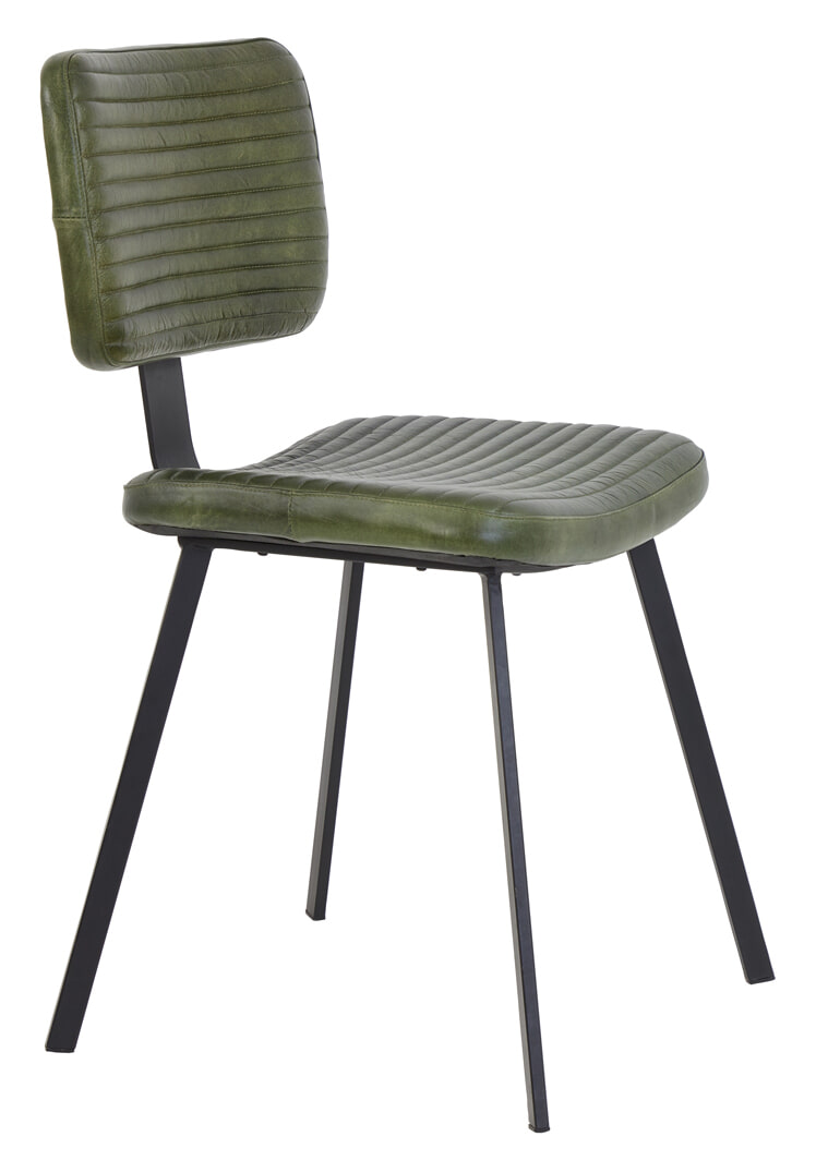 Light & Living Eetkamerstoel 'Masana' kleur Groen Light & Living Eetkamerstoel 'Masana' kleur Groen