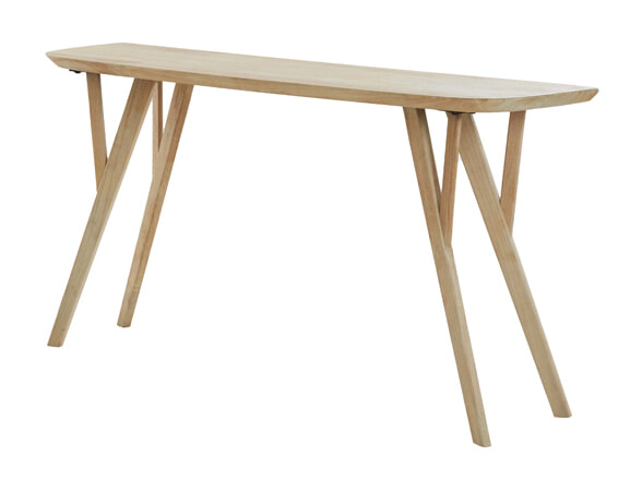 Light & Living Sidetable Quenza Mangohout, 160cm - Naturel