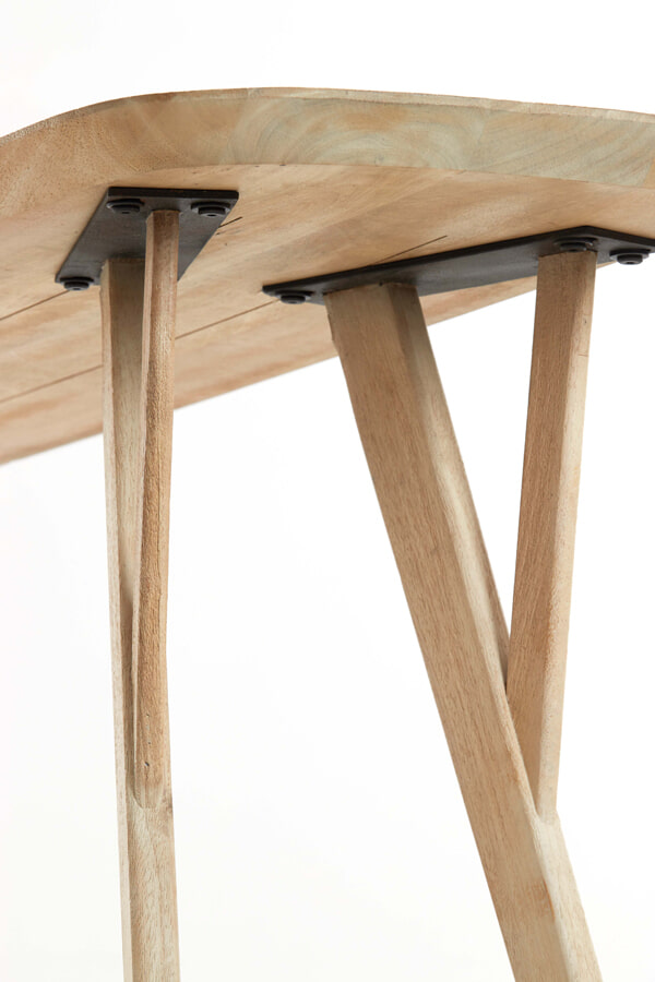 Light & Living Sidetable 'Quenza' Mangohout, 160cm, kleur Naturel