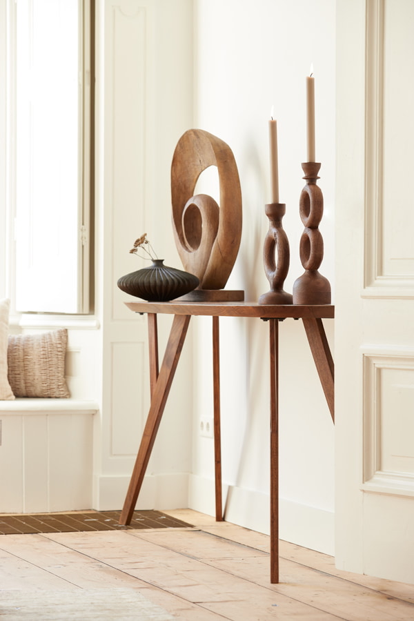 Light & Living Sidetable 'Quenza' Acaciahout, 160cm, kleur Bruin