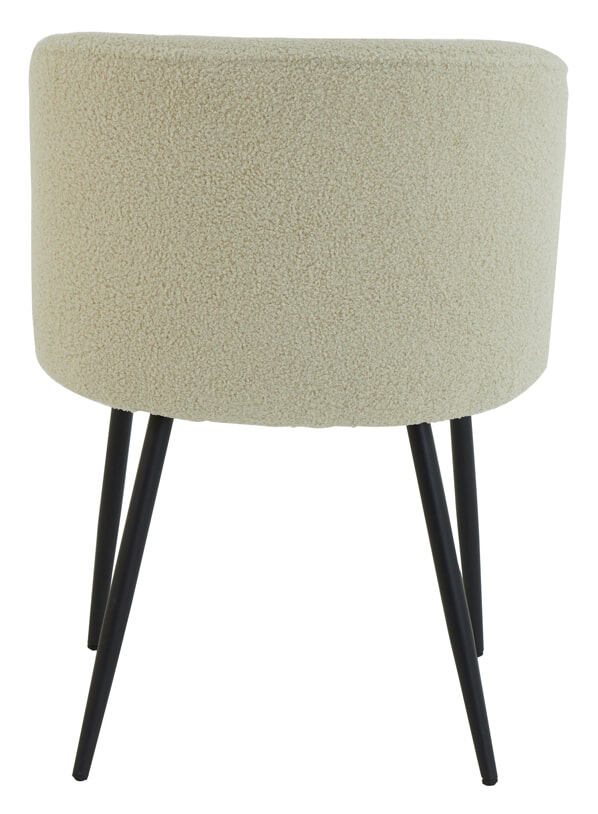 Light & Living Eetkamerstoel 'Elyna' Teddy, kleur Beige