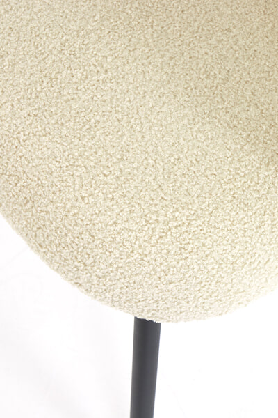 Light & Living Eetkamerstoel 'Elyna' Teddy, kleur Beige