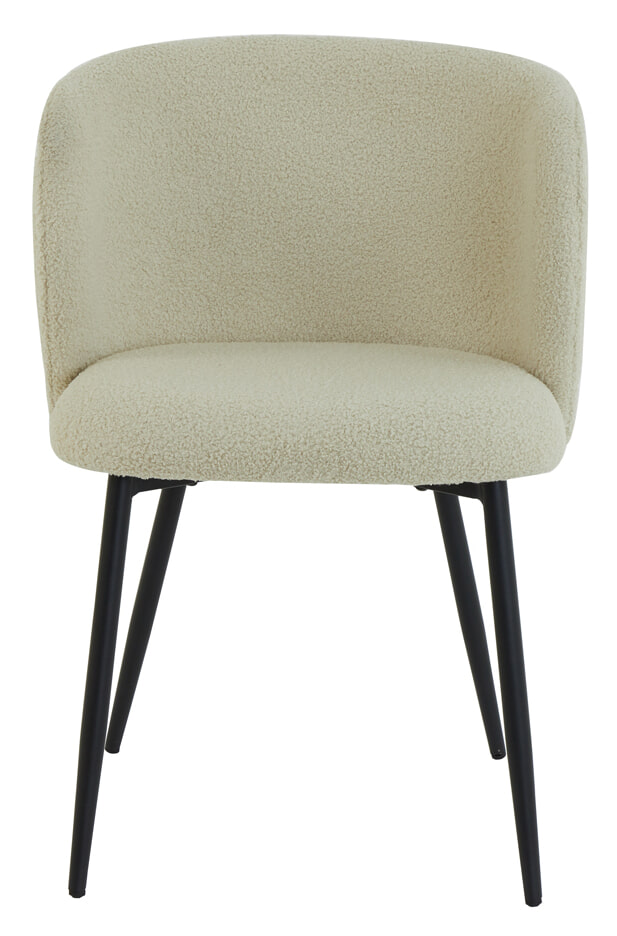 Light & Living Eetkamerstoel 'Elyna' Teddy, kleur Beige