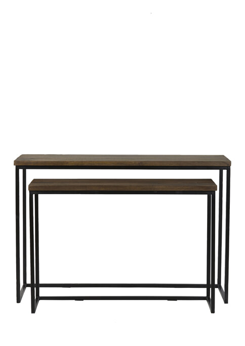 Light & Living Sidetable 'Bryson' Set van 2 stuks, kleur Bruin