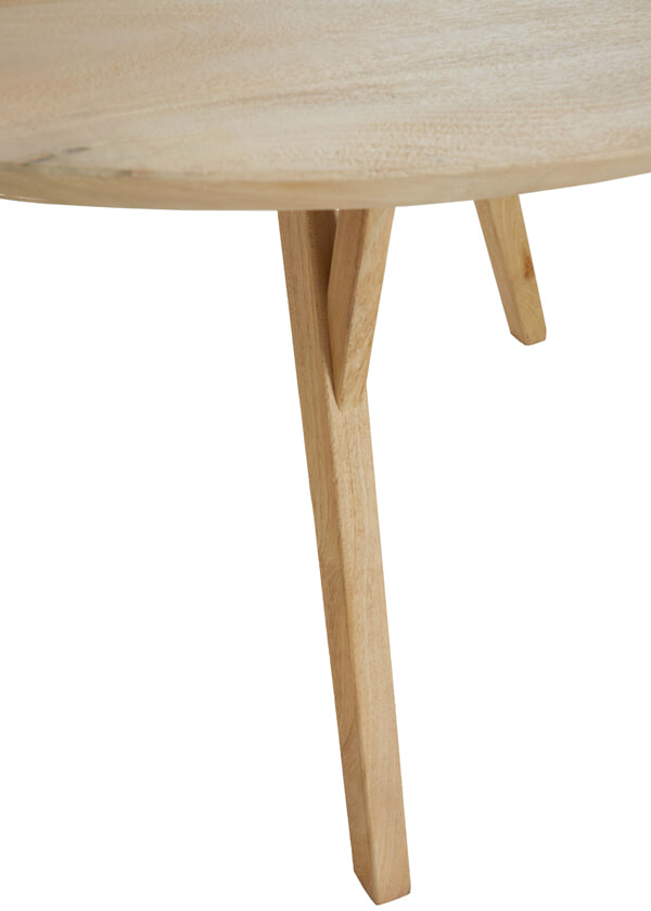 Light & Living Ronde Eettafel 'Quenza' Mangohout, 120cm