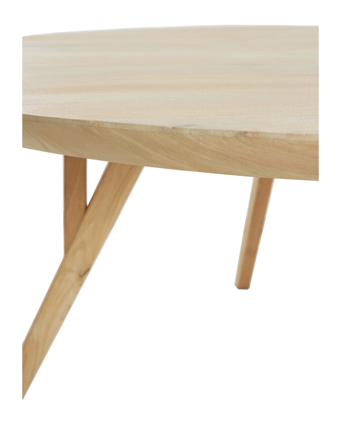 Light & Living Ronde Eettafel 'Quenza' Mangohout, 120cm