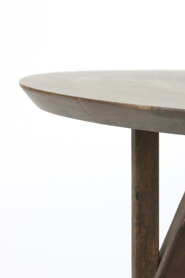 Light & Living Ronde Eettafel 'Quenza' Acaciahout, 120cm