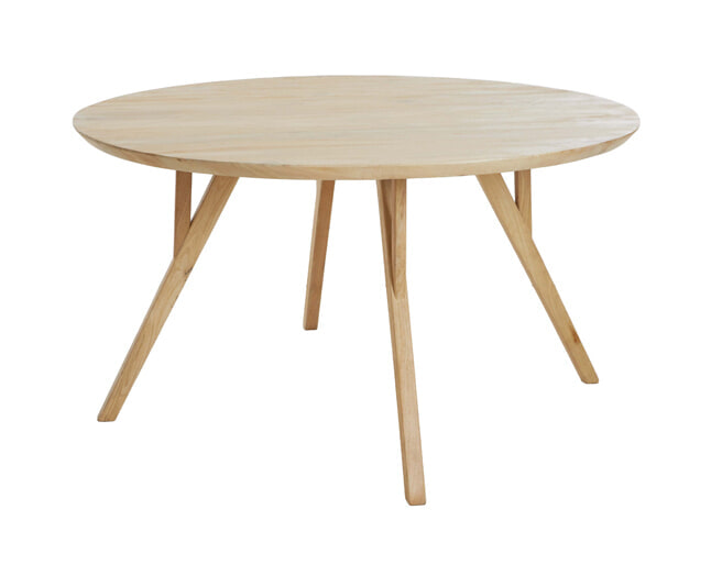 Light & Living Ronde Eettafel Quenza Mangohout, 140cm - Naturel