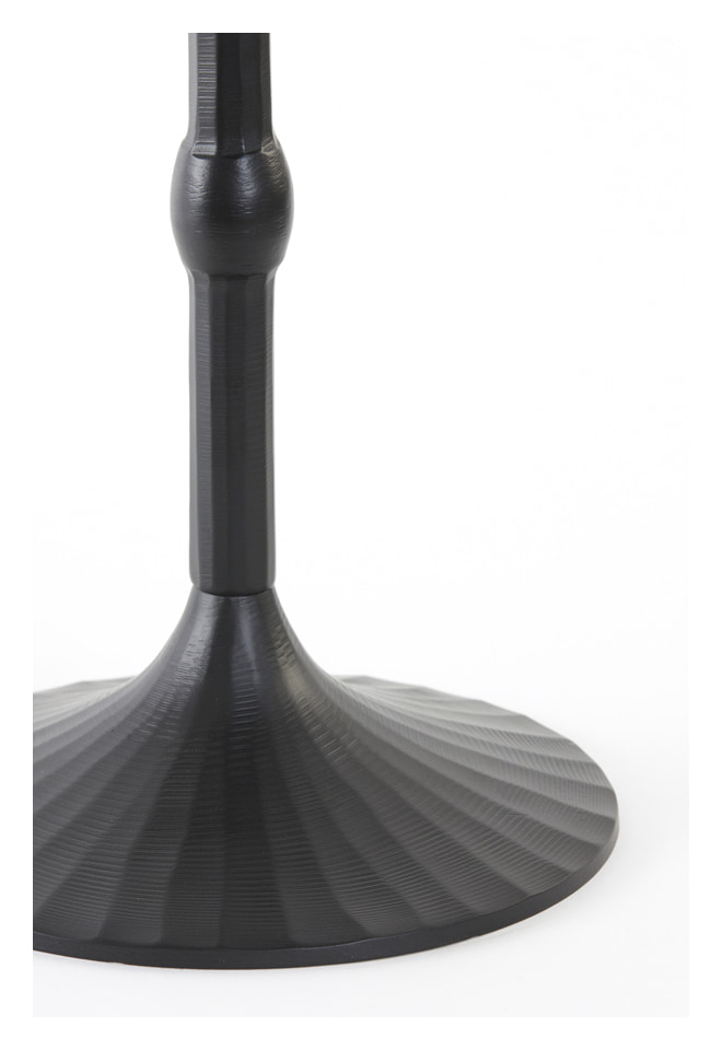 Light & Living Bijzettafel 'Janna' Ø40cm, kleur Mat Zwart