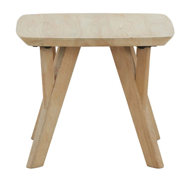 Light & Living Bijzettafel 'Quenza' Mangohout, 44 x 44cm, kleur Naturel