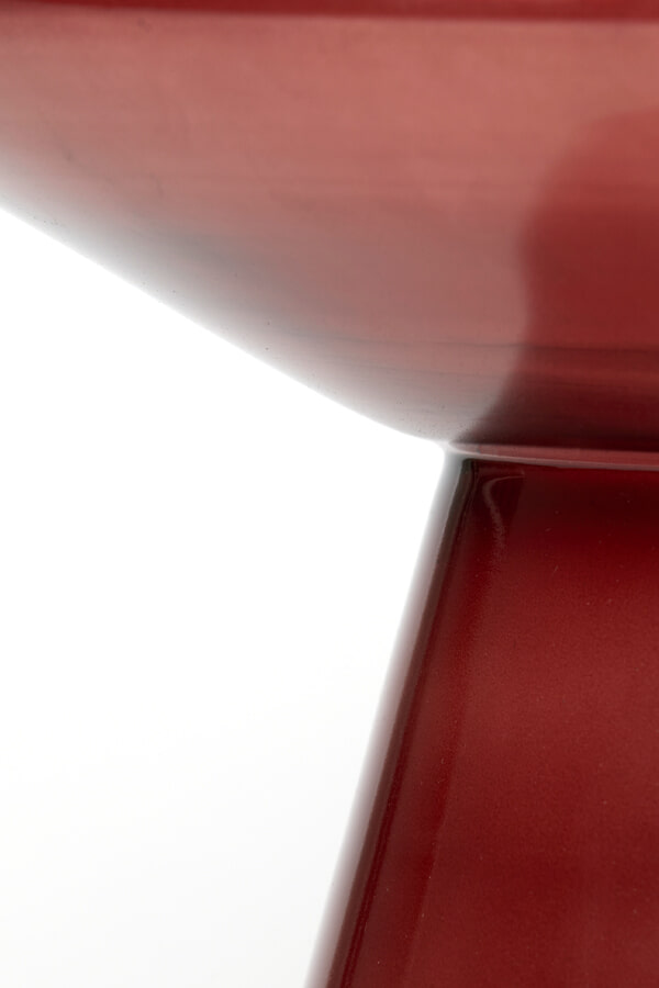 Light & Living Bijzettafel 'Dakwa' Ø37cm, kleur Bordeaux