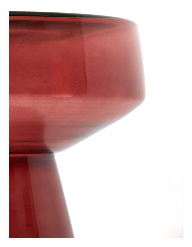 Light & Living Bijzettafel 'Dakwa' Ø37cm, kleur Bordeaux