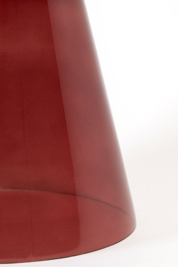 Light & Living Bijzettafel 'Dakwa' Ø37cm, kleur Bordeaux