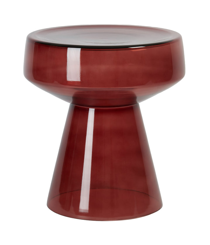 Light & Living Bijzettafel 'Dakwa' Ø37cm, kleur Bordeaux