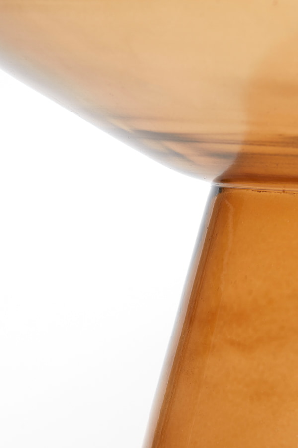 Light & Living Bijzettafel 'Dakwa' Ø37cm, kleur Okergeel