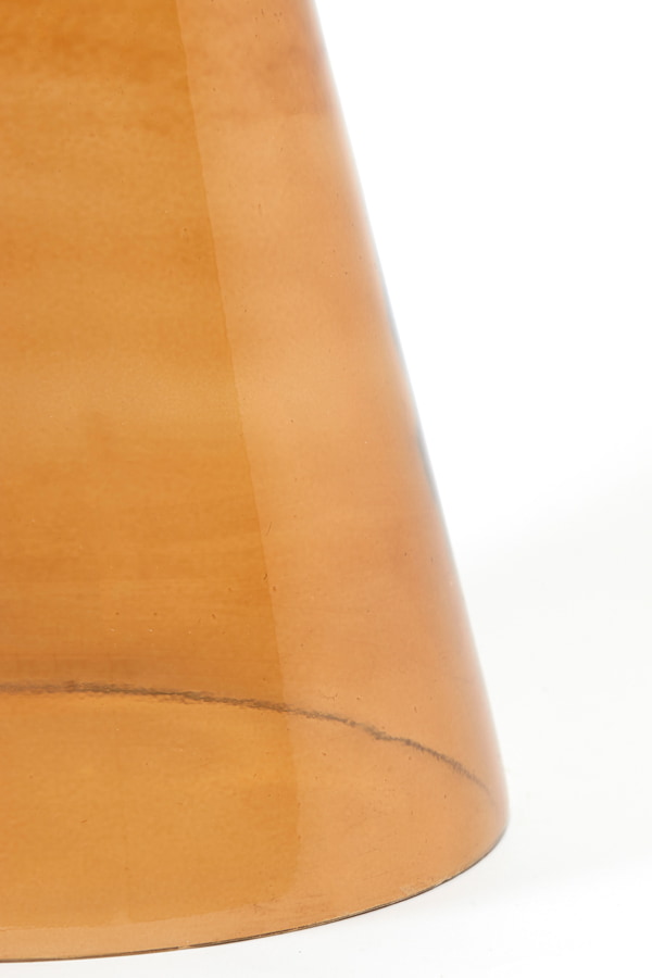 Light & Living Bijzettafel 'Dakwa' Ø37cm, kleur Okergeel