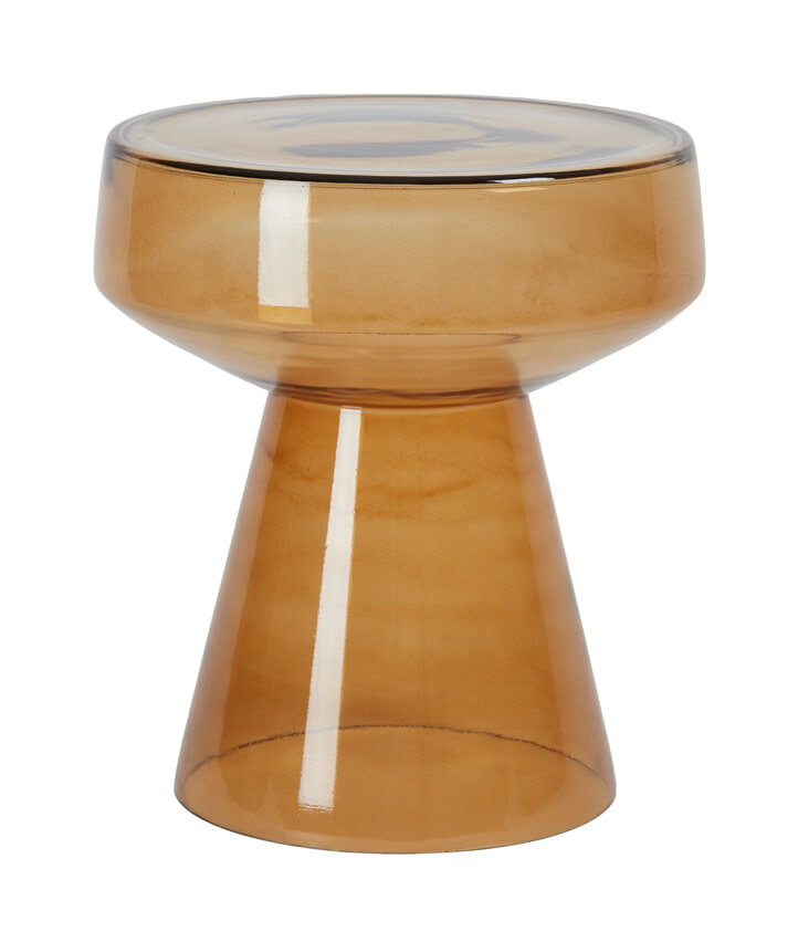 Light & Living Bijzettafel 'Dakwa' Ø37cm, kleur Okergeel