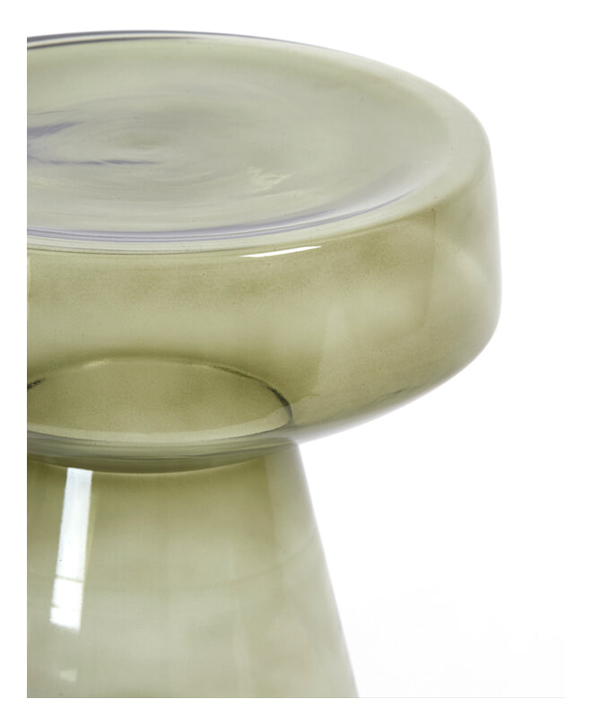 Light & Living Ronde Bijzettafel 'Dakwa' 37cm, kleur Grijs/Groen