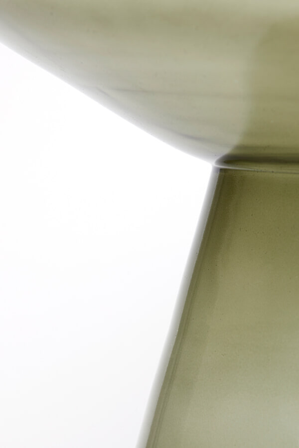 Light & Living Ronde Bijzettafel 'Dakwa' 37cm, kleur Grijs/Groen