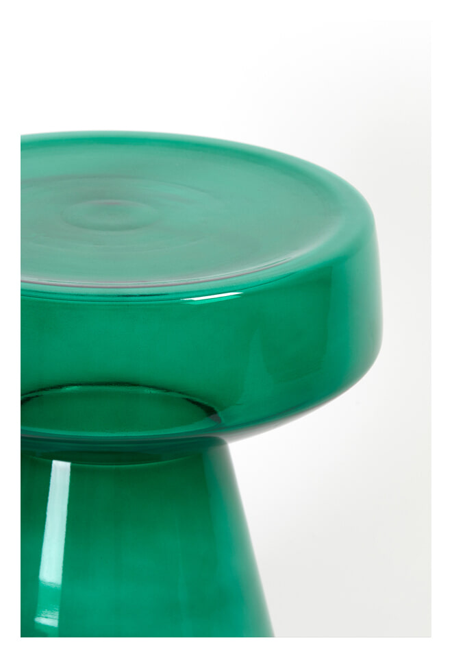 Light & Living Bijzettafel 'Dakwa' Glas, 37cm, kleur Groen