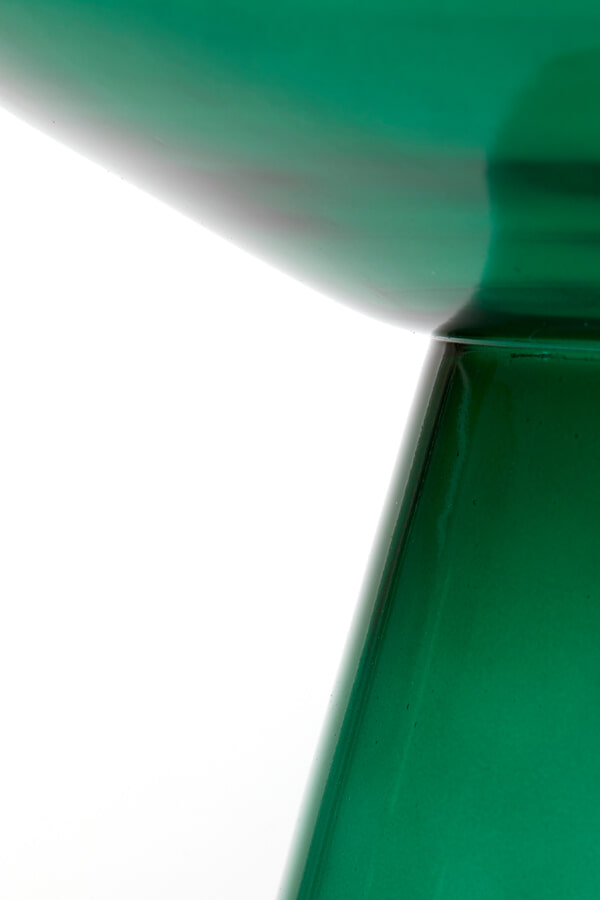 Light & Living Bijzettafel 'Dakwa' Glas, 37cm, kleur Groen
