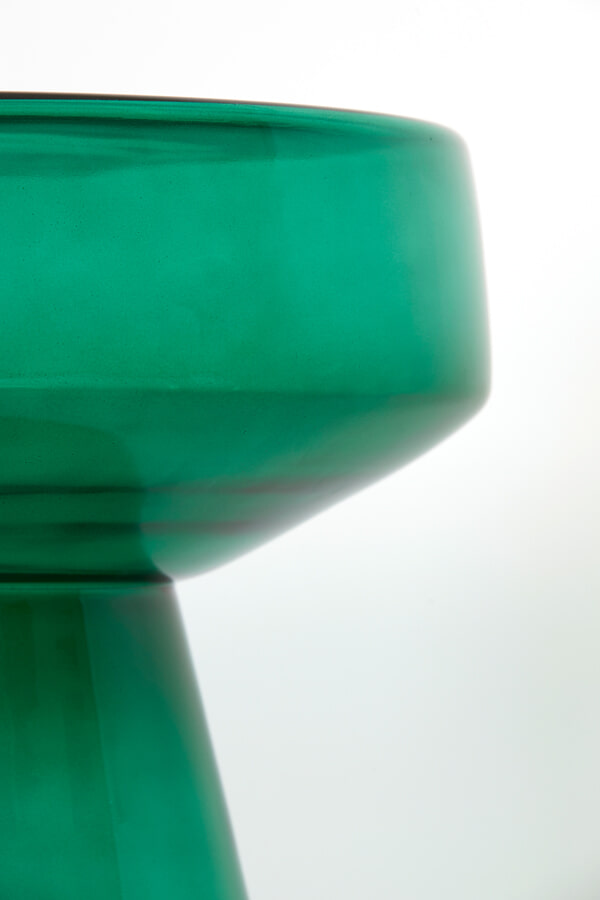 Light & Living Bijzettafel 'Dakwa' Glas, 37cm, kleur Groen