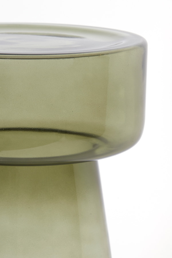 Light & Living Ronde Bijzettafel 'Dakwa' 30cm, kleur Grijs/Groen